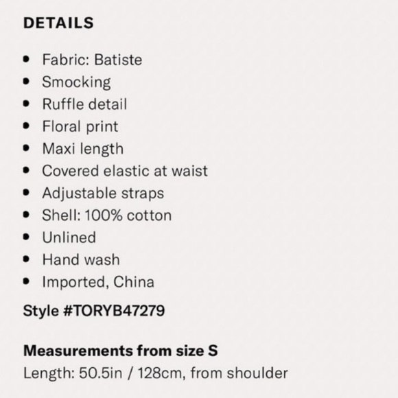 Tory Burch Orange Colorful Smocked Floral Sun Dress - Picture 7 of 7